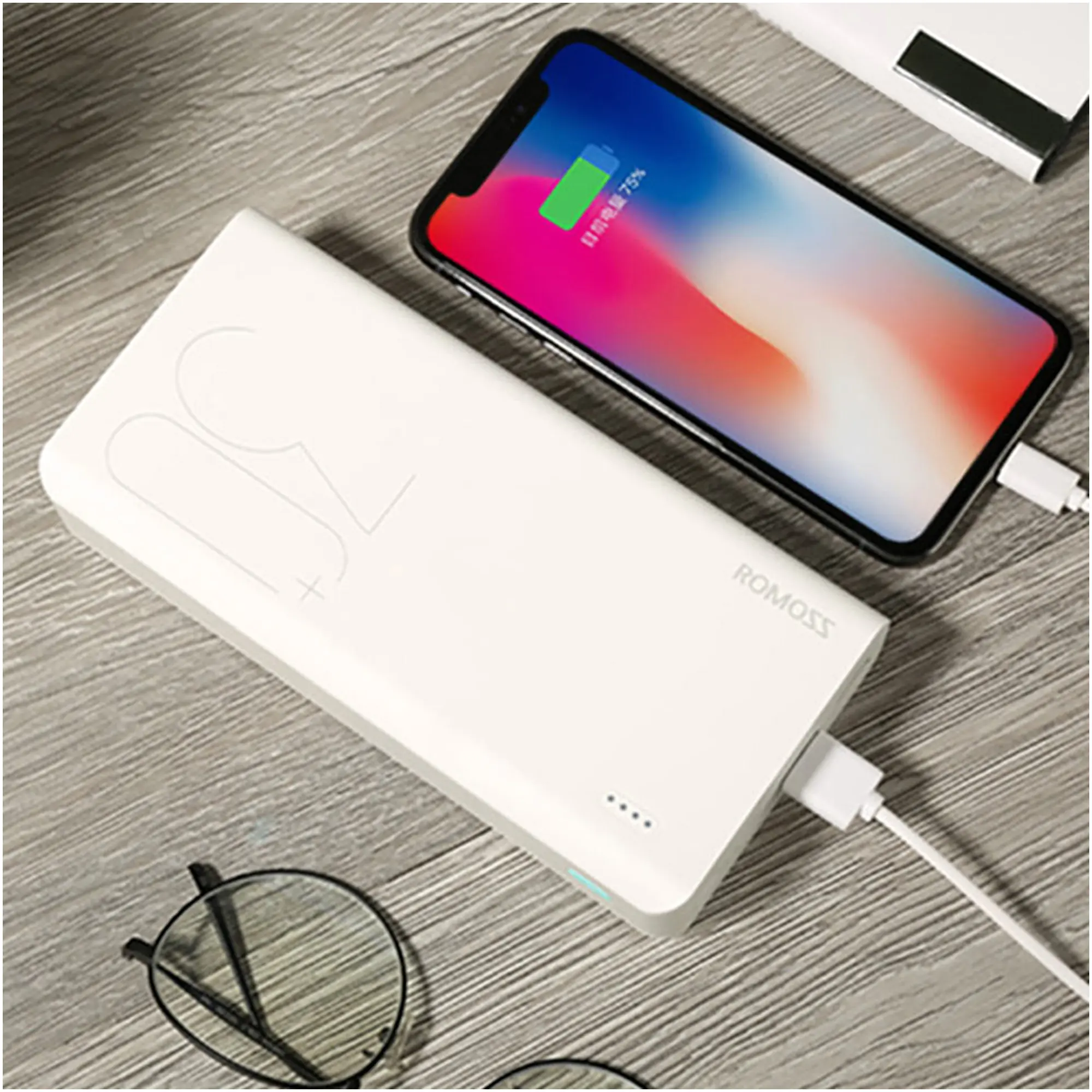 Купить Павербанк УМБ Romoss Sense 8+ 18W 30000mAh White (946937) - фото 6