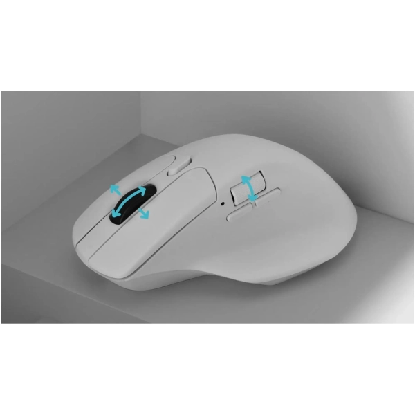 Купить Мышь Keychron M6 Wireless White (M6-A3) - фото 3