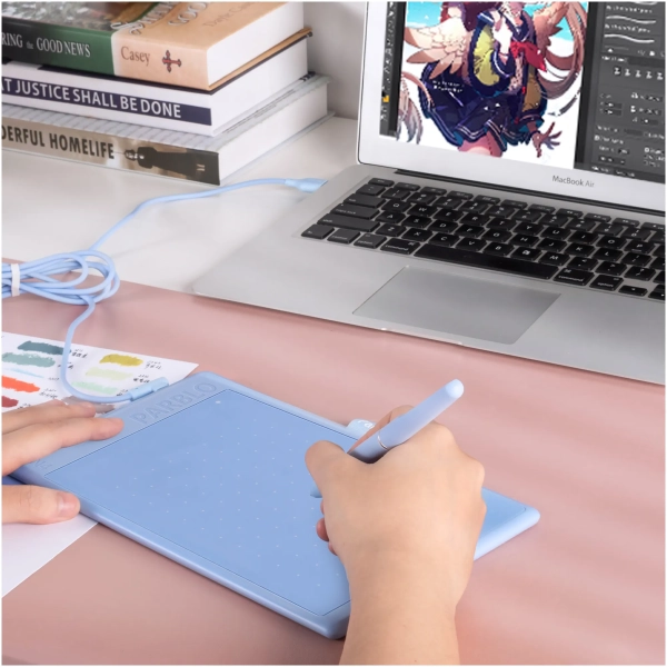 Купити Графічний планшет Parblo Ninos N4 Blue (NINOSN4B) - фото 4