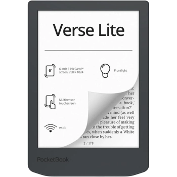 Купити Електронна книга PocketBook 619 Verse Lite Midnight Grey (PB619-T-CIS) - фото 1