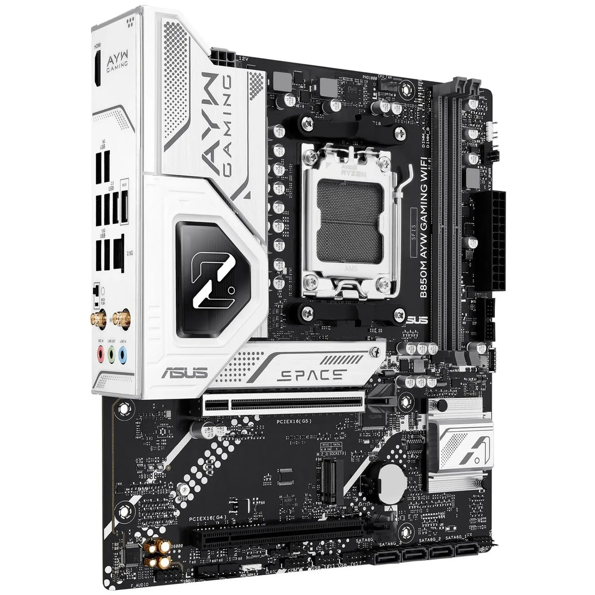 Купить Материнская плата ASUS B850M AYW GAMING WIFI - фото 3