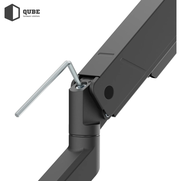 Купити Кріплення для монітора (кронштейн) Qube 4516MB.USB  до 45" 2-16 кг, газова пружина - фото 9