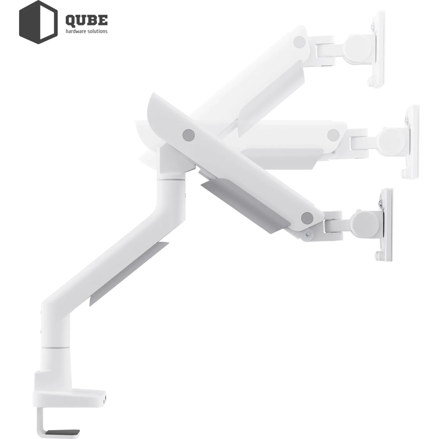 Купити Кріплення для монітора (кронштейн) Qube 5727GW.USB до 57" 2-27 кг, газова пружина - фото 9
