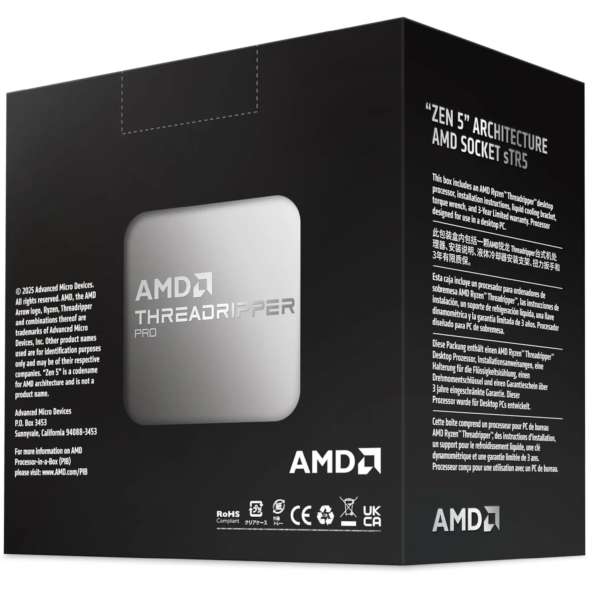 Купить Процессор AMD Ryzen Threadripper PRO 9965WX box (100-100000724WOF) - фото 2