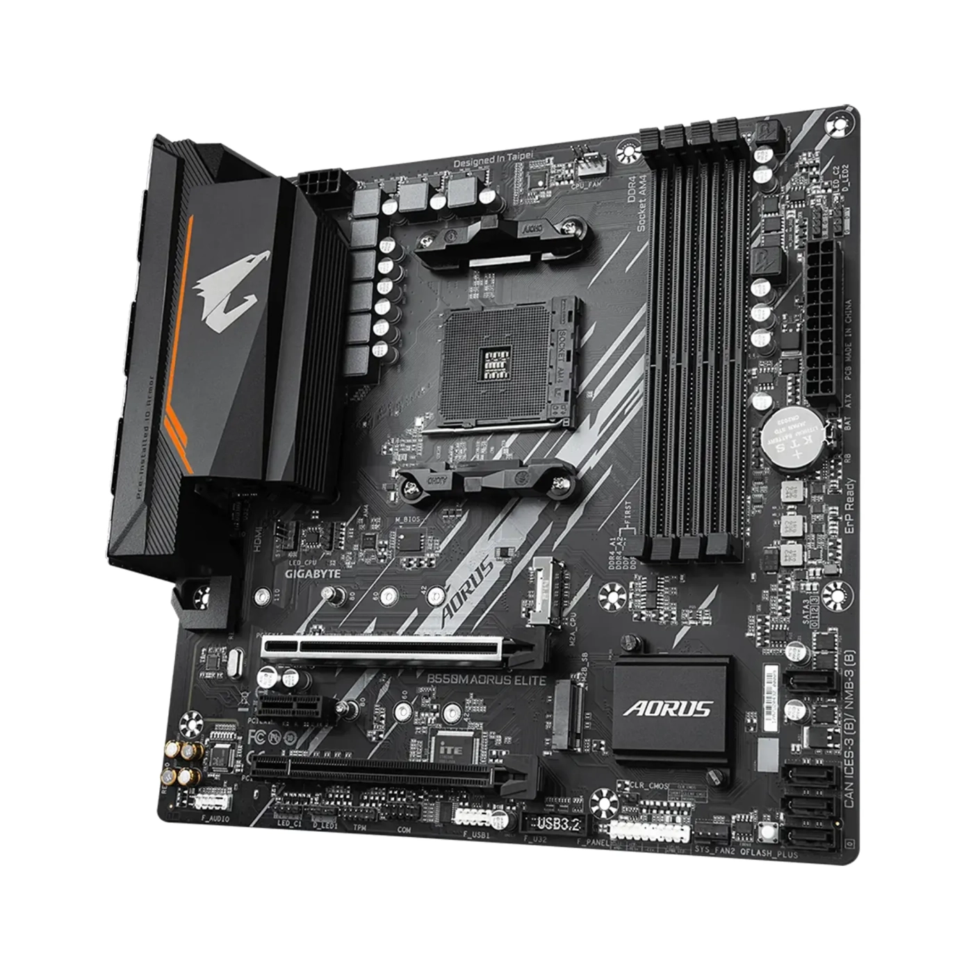 Купити Материнська плата GIGABYTE B550M AORUS ELITE - фото 1