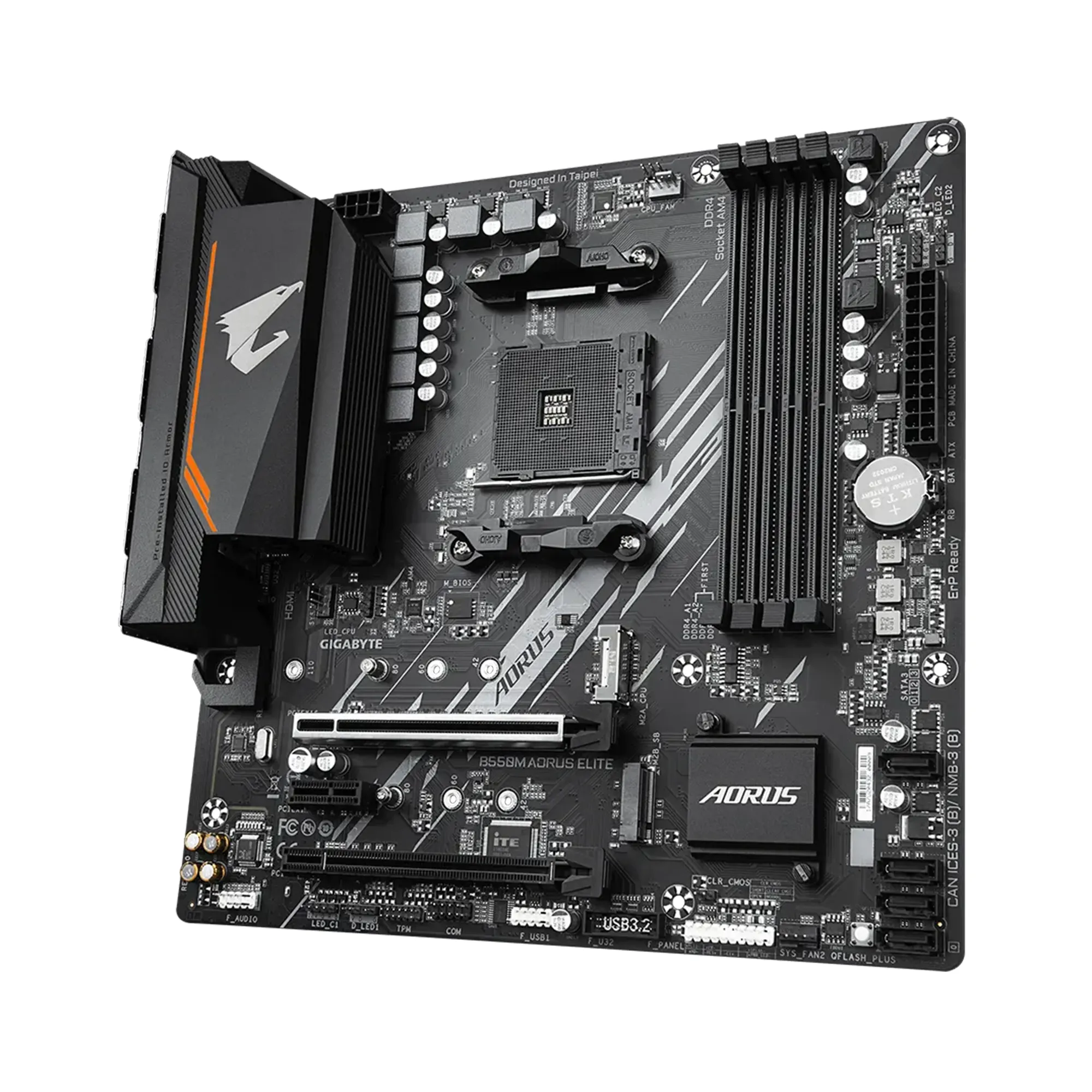 Купити Материнська плата GIGABYTE B550M AORUS ELITE - фото 1