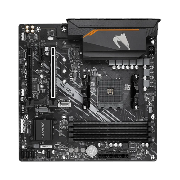 Купити Материнська плата GIGABYTE B550M AORUS ELITE - фото 3