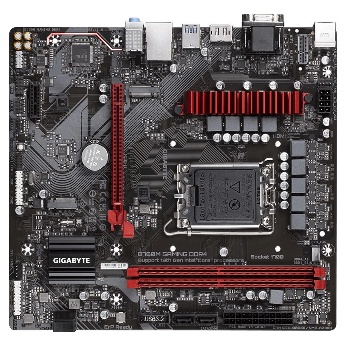 Купить Материнская плата GIGABYTE B760M GAMING DDR4 - фото 4