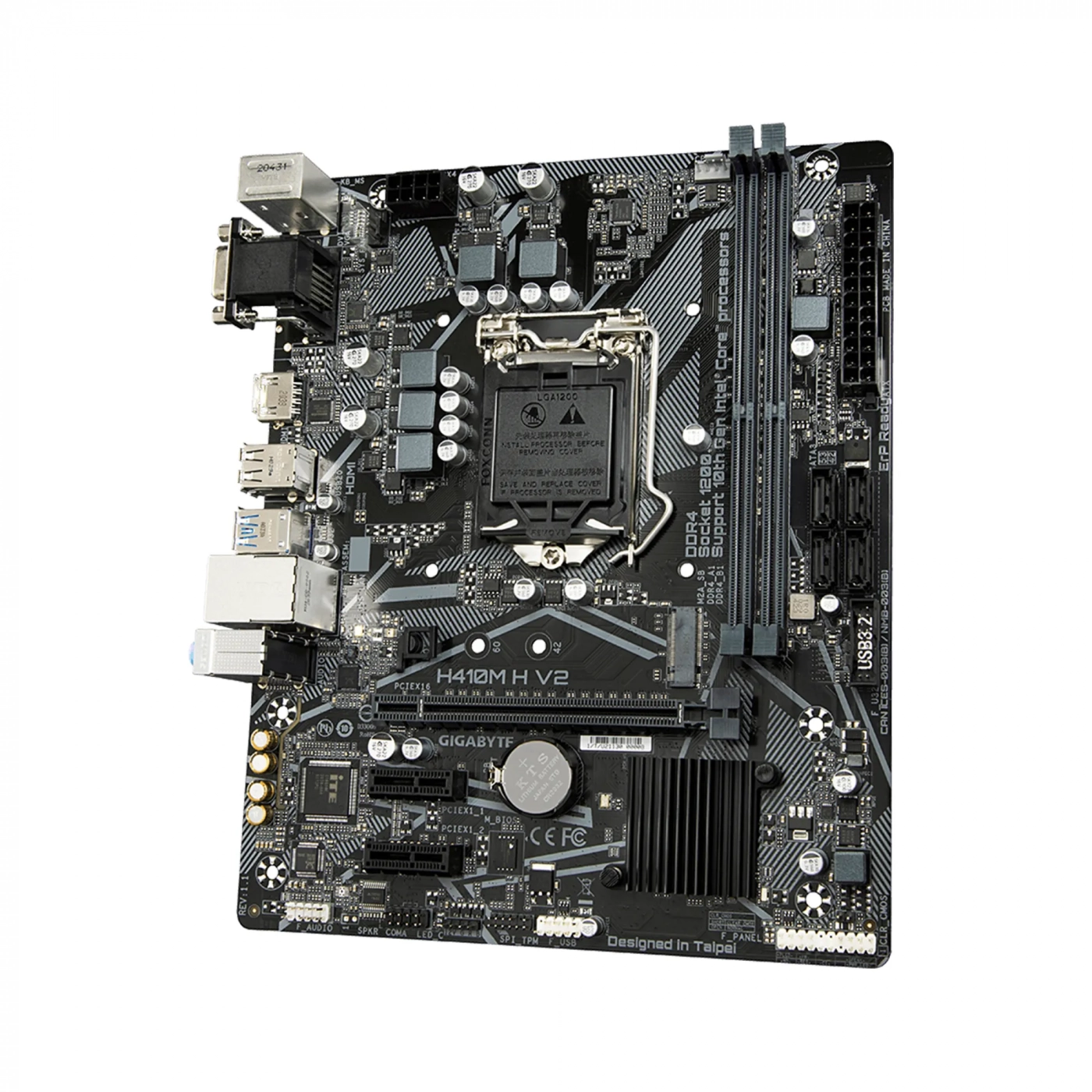 Купить Материнская плата GIGABYTE H410M H V2 - фото 1