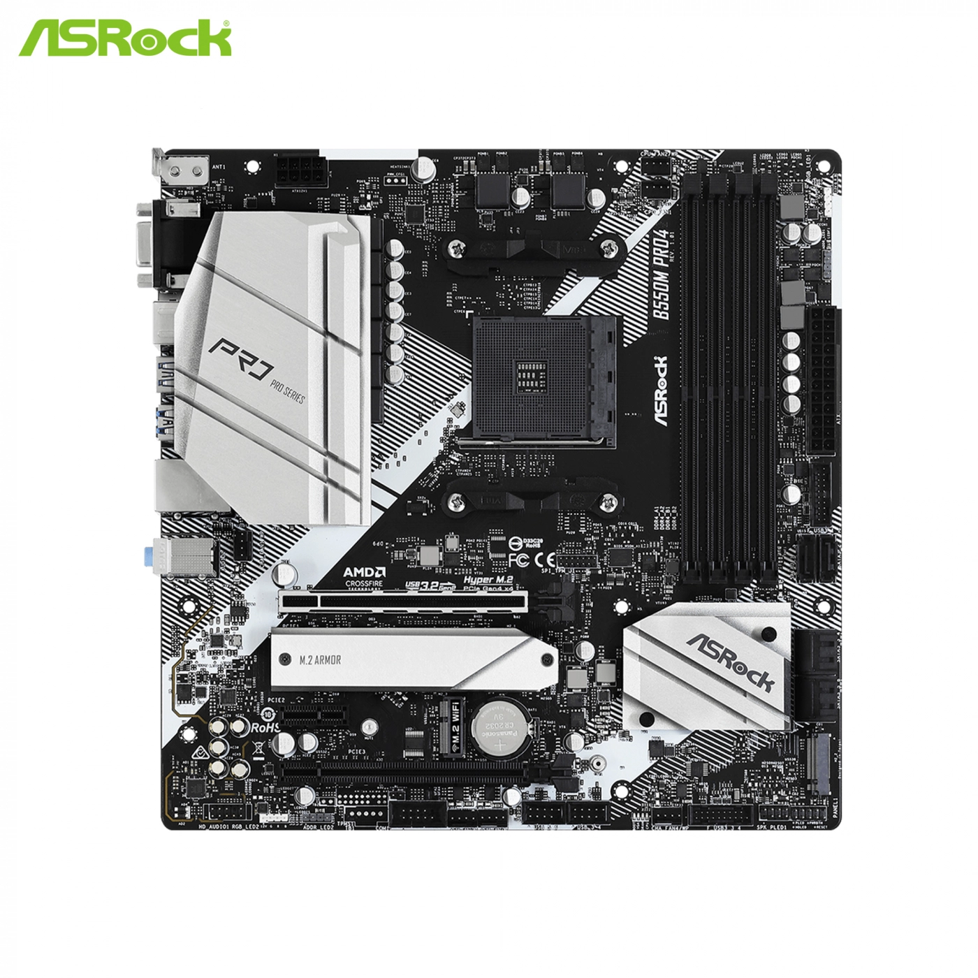 Купить Материнская плата ASRock B550M Pro4 - фото 2