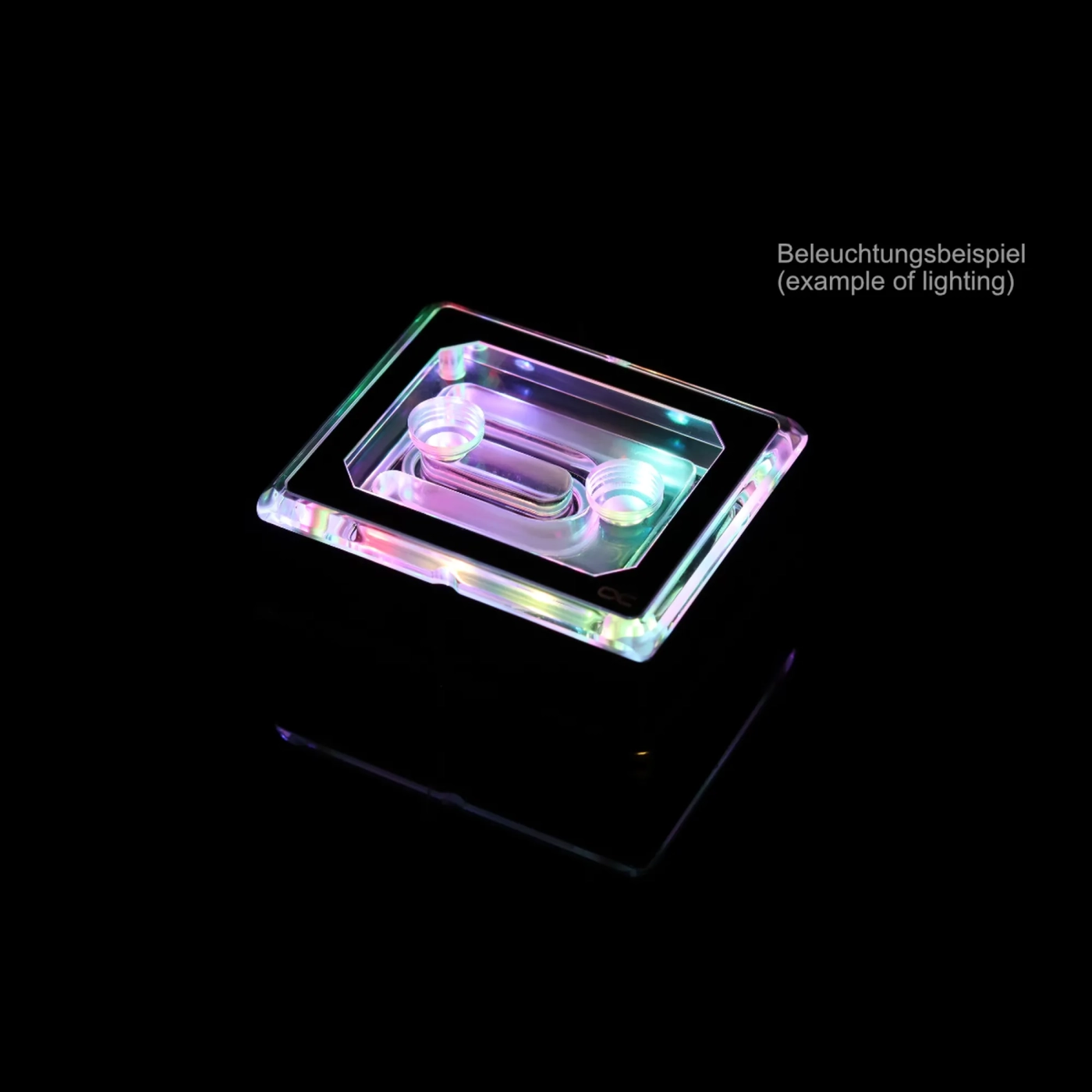 Купити Водоблок Alphacool Eisblock XPX Aurora PRO - Acryl Chrome Digital RGB (12951) - фото 9