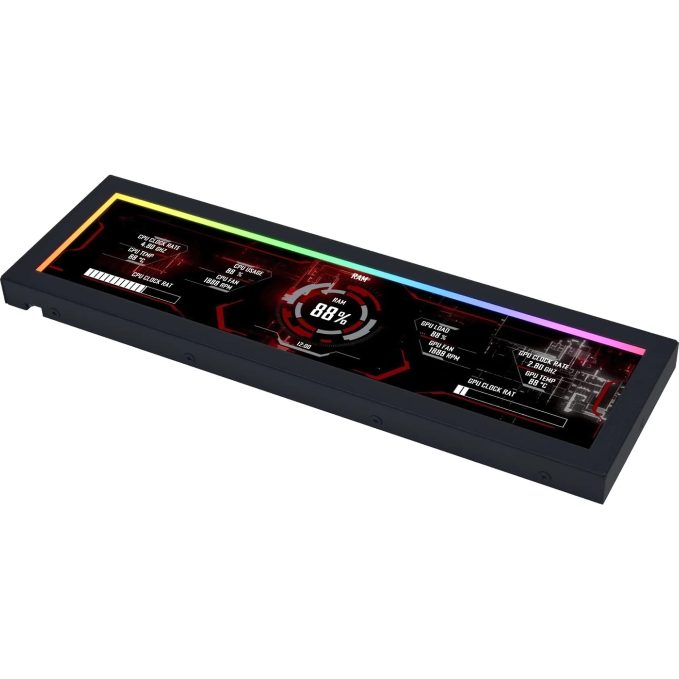 Купити Дисплей Lian Li 8.8" Universal Screen Mount Black (G89.SM088X.00) - фото 3