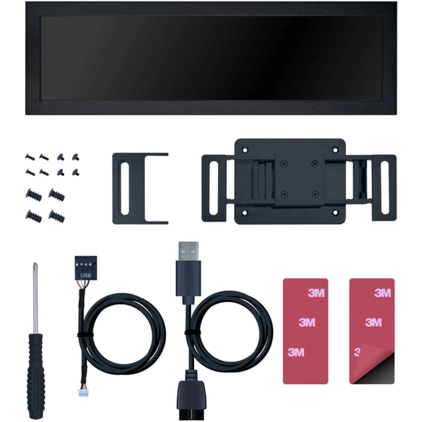Купити Дисплей Lian Li 8.8" Universal Screen Mount Black (G89.SM088X.00) - фото 6