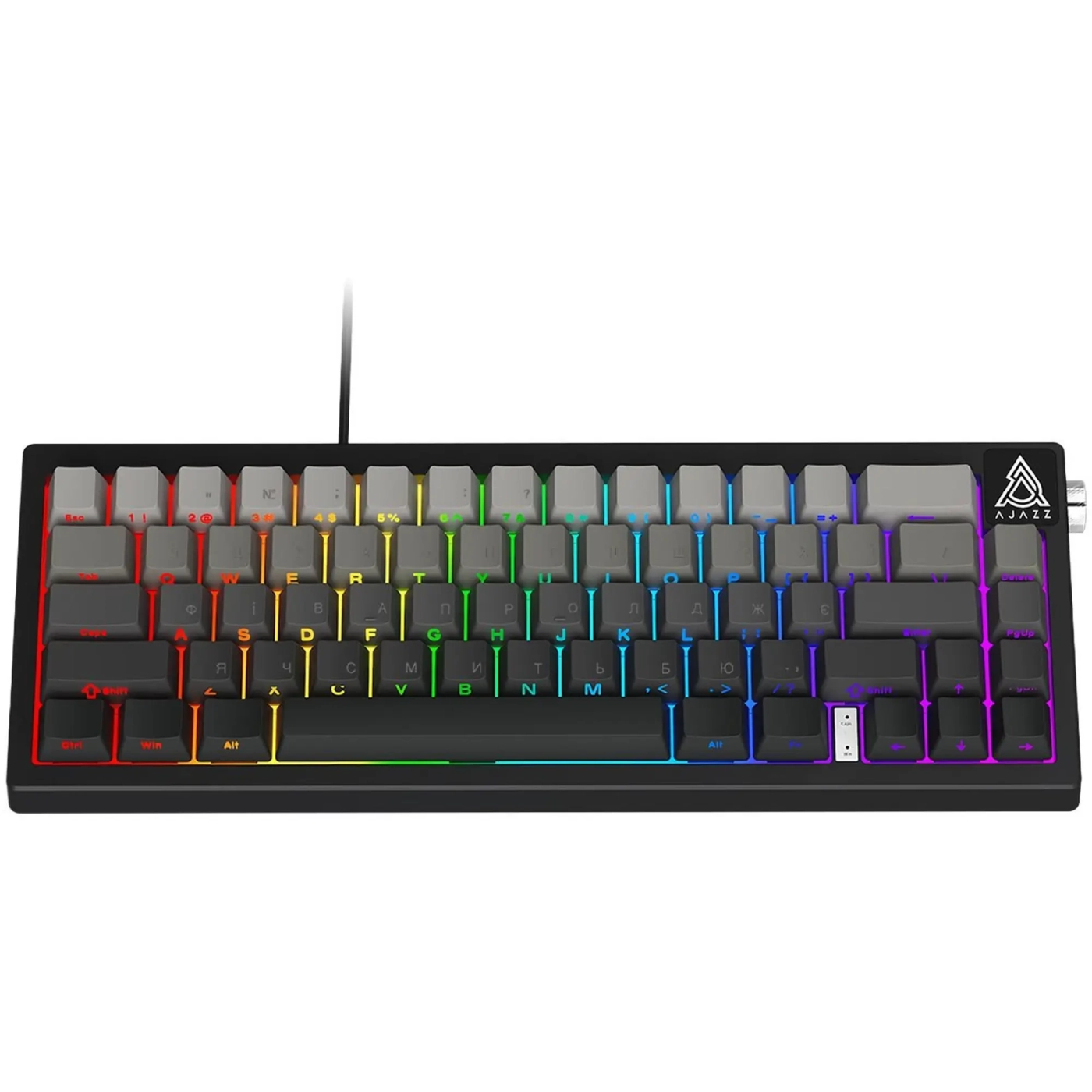 Купить Клавиатура Ajazz AK650 Day Dream switches Gradient Black Grey (AK650-DD-BG) - фото 1