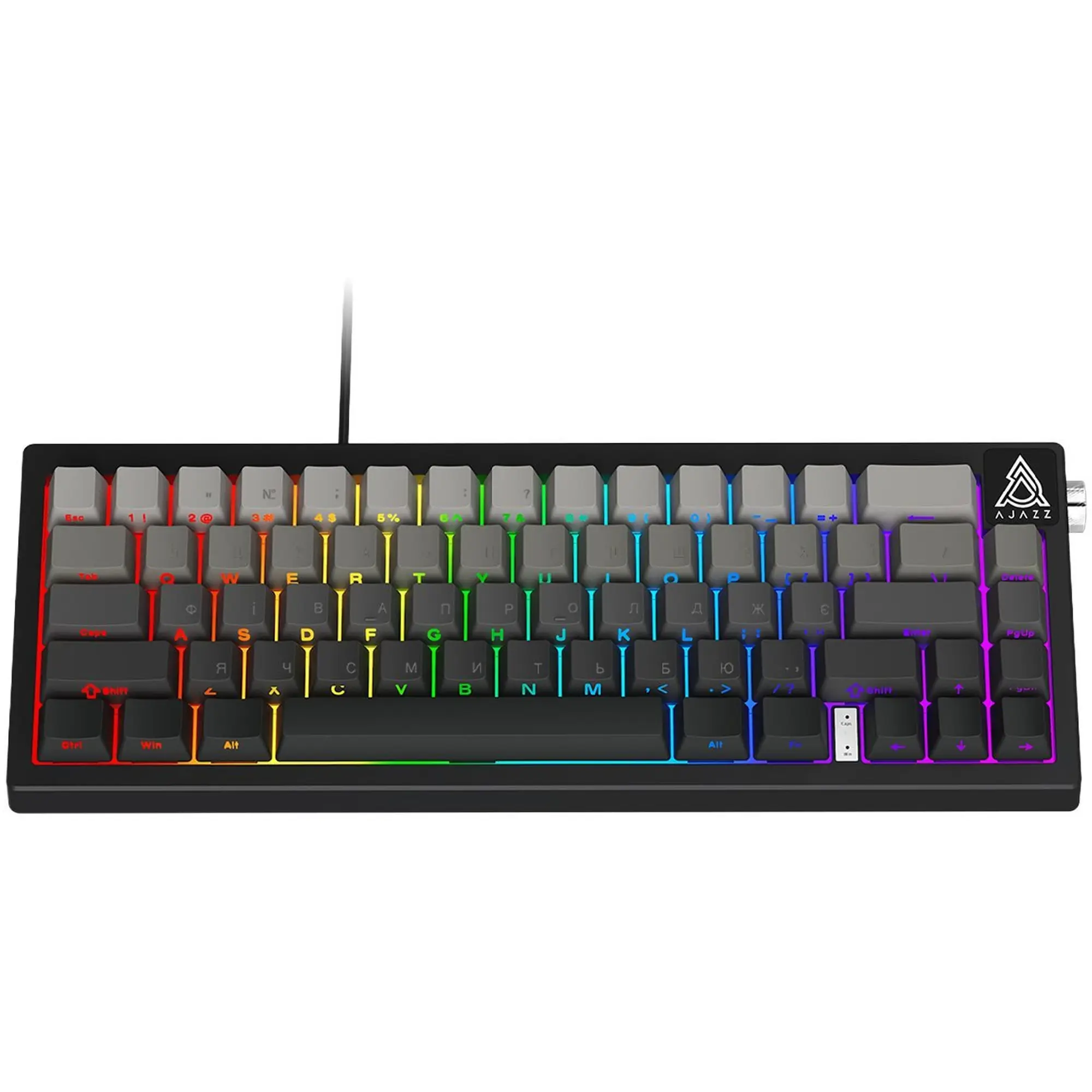 Купить Клавиатура Ajazz AK650 Day Dream switches Gradient Black Grey (AK650-DD-BG) - фото 1