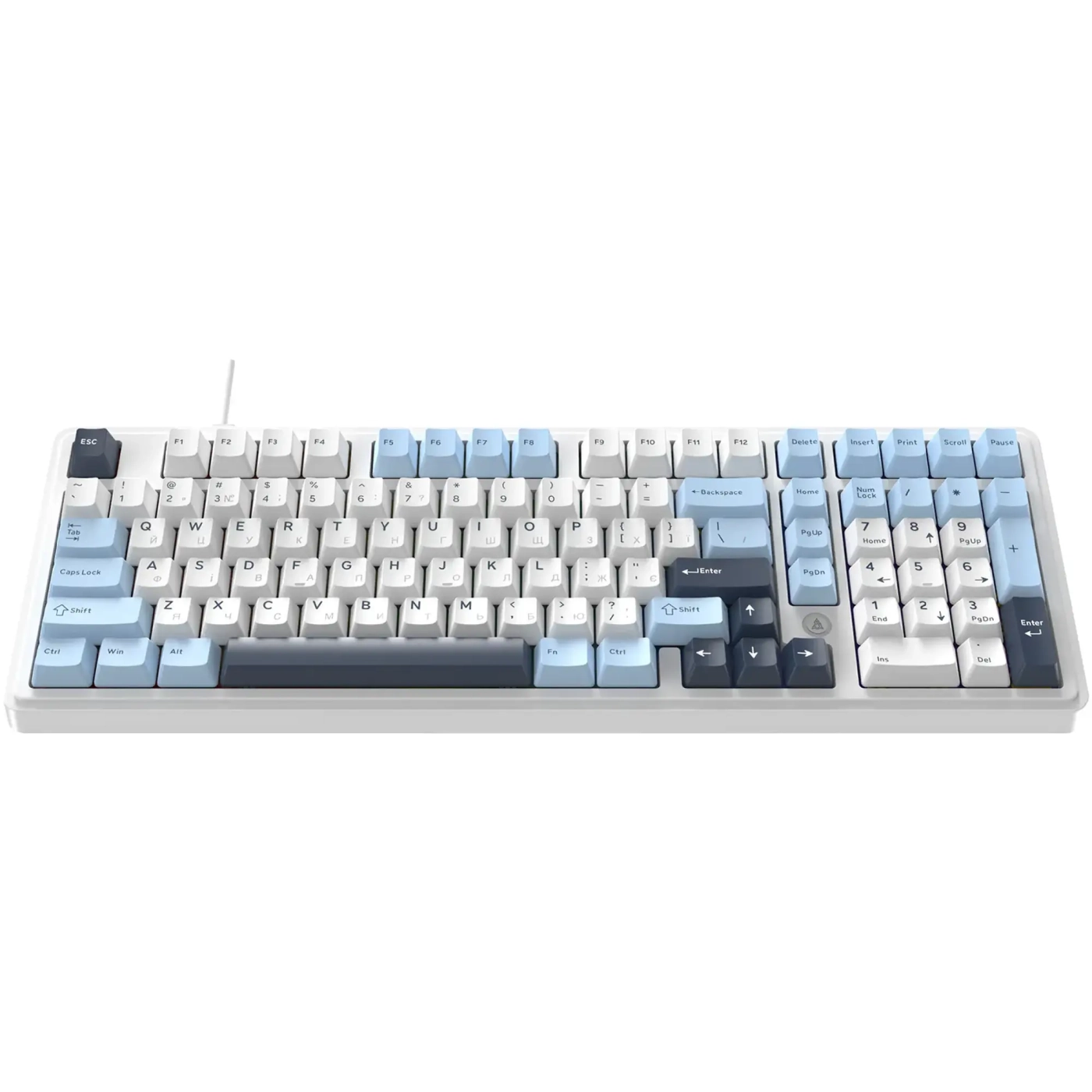 Купити Клавіатура Ajazz AK980 MAX Magnetic switches Blue White Dark Blue (AK980-MAX-M-BWD) - фото 2