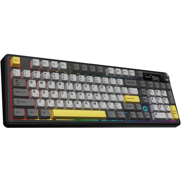 Купить Клавиатура Ajazz AK980 V2 Gift Switch V2 Black Grey Yellow (AK980-V2-G-BGY) - фото 4
