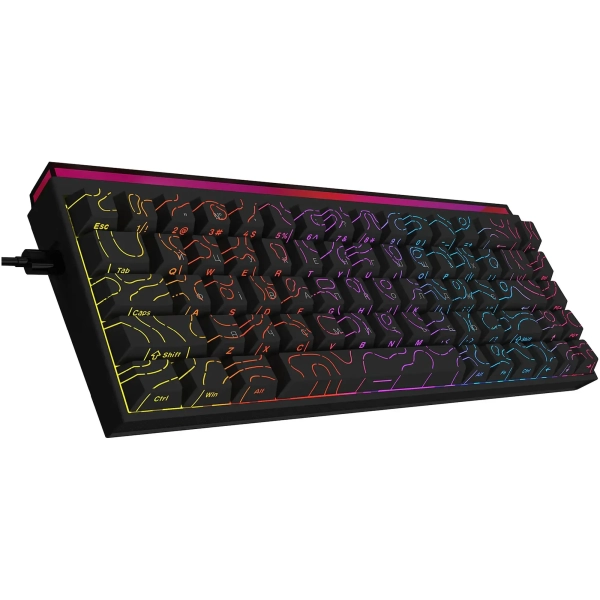 Купить Клавиатура Ajazz NK68 Red switches Side Contour Black (NK68-R-S-B) - фото 4