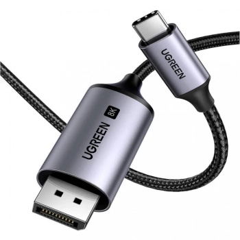 Купити Кабель UGREEN CM556 USB-C to DisplayPort 8K Cable 3m Black (25839) - фото 1