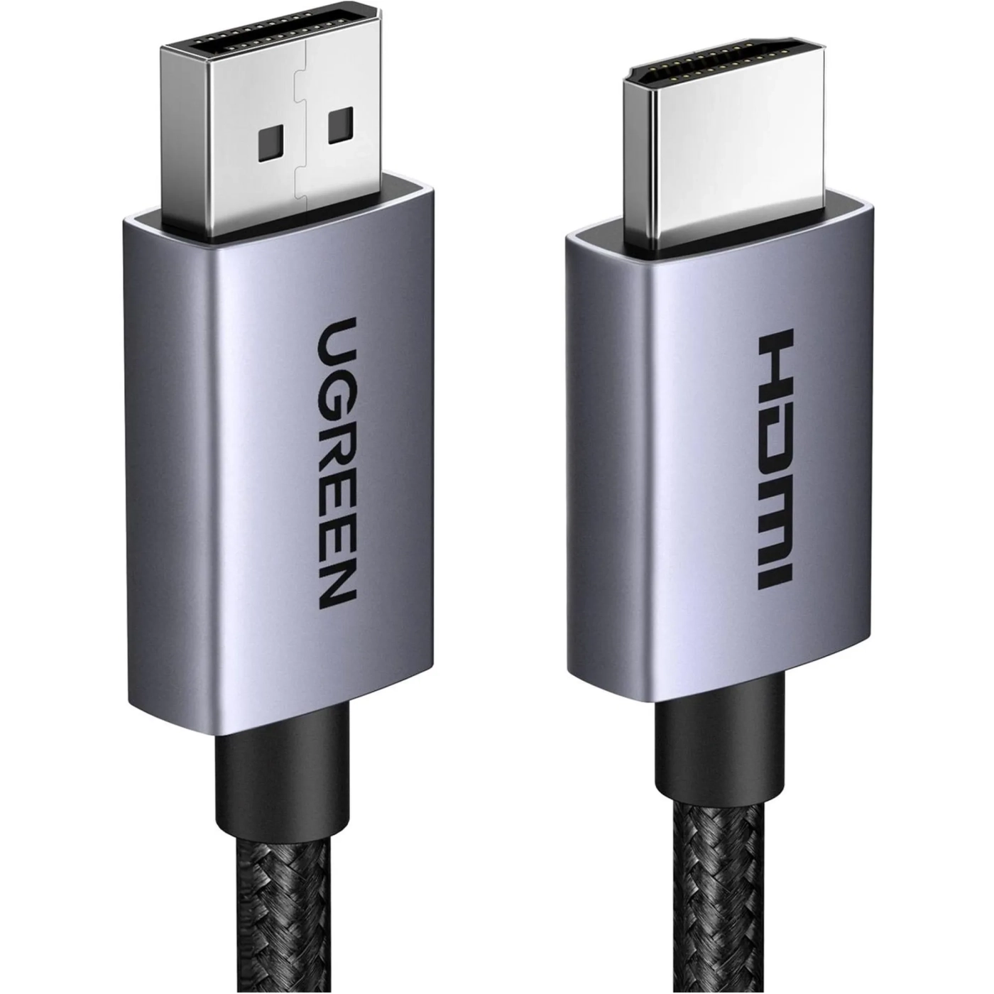 Купить Кабель UGREEN DP125 DisplayPort to HDMI 2.0 4K@30Hz 2m Black (35842) - фото 1