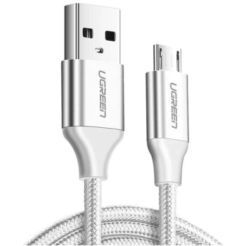 Купить Кабель UGREEN US290 USB 2.0 - MicroUSB 1m White (60151) - фото 1