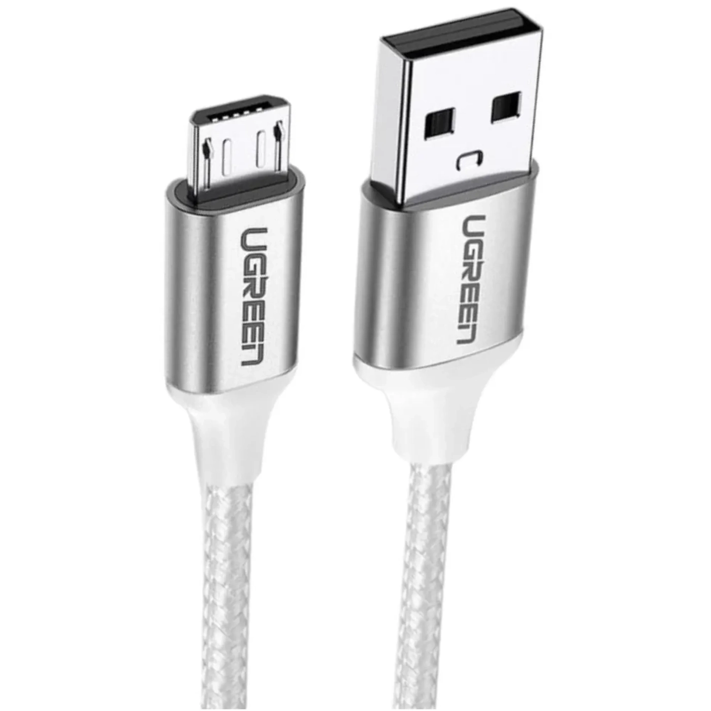 Купить Кабель UGREEN US290 USB 2.0 - MicroUSB 1m White (60151) - фото 3