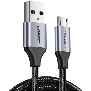 Купить Кабель UGREEN US290 USB 2.0 - MicroUSB 2m Black (60148) - фото 1