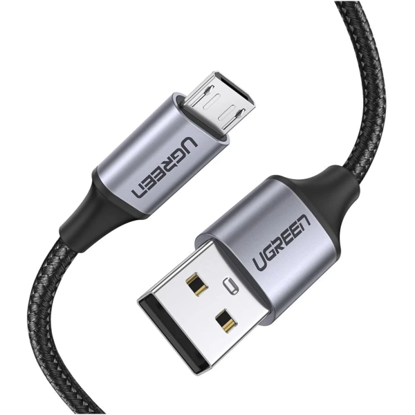 Купить Кабель UGREEN US290 USB 2.0 - MicroUSB 2m Black (60148) - фото 3