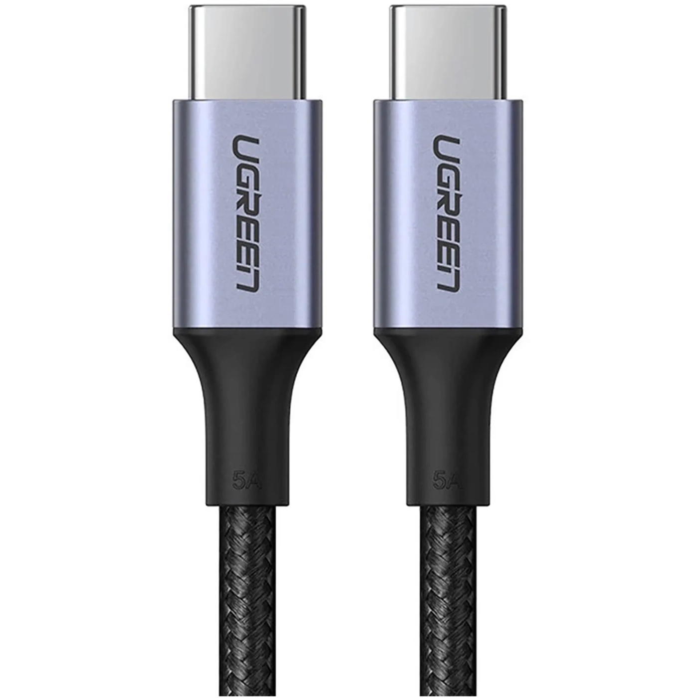 Купить Кабель UGREEN US316 USB-C - USB-C 100W 1.5m Space Gray (70428) - фото 2