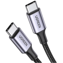 Купить Кабель UGREEN US316 USB-C - USB-C 100W 1.5m Space Gray (70428) - фото 3