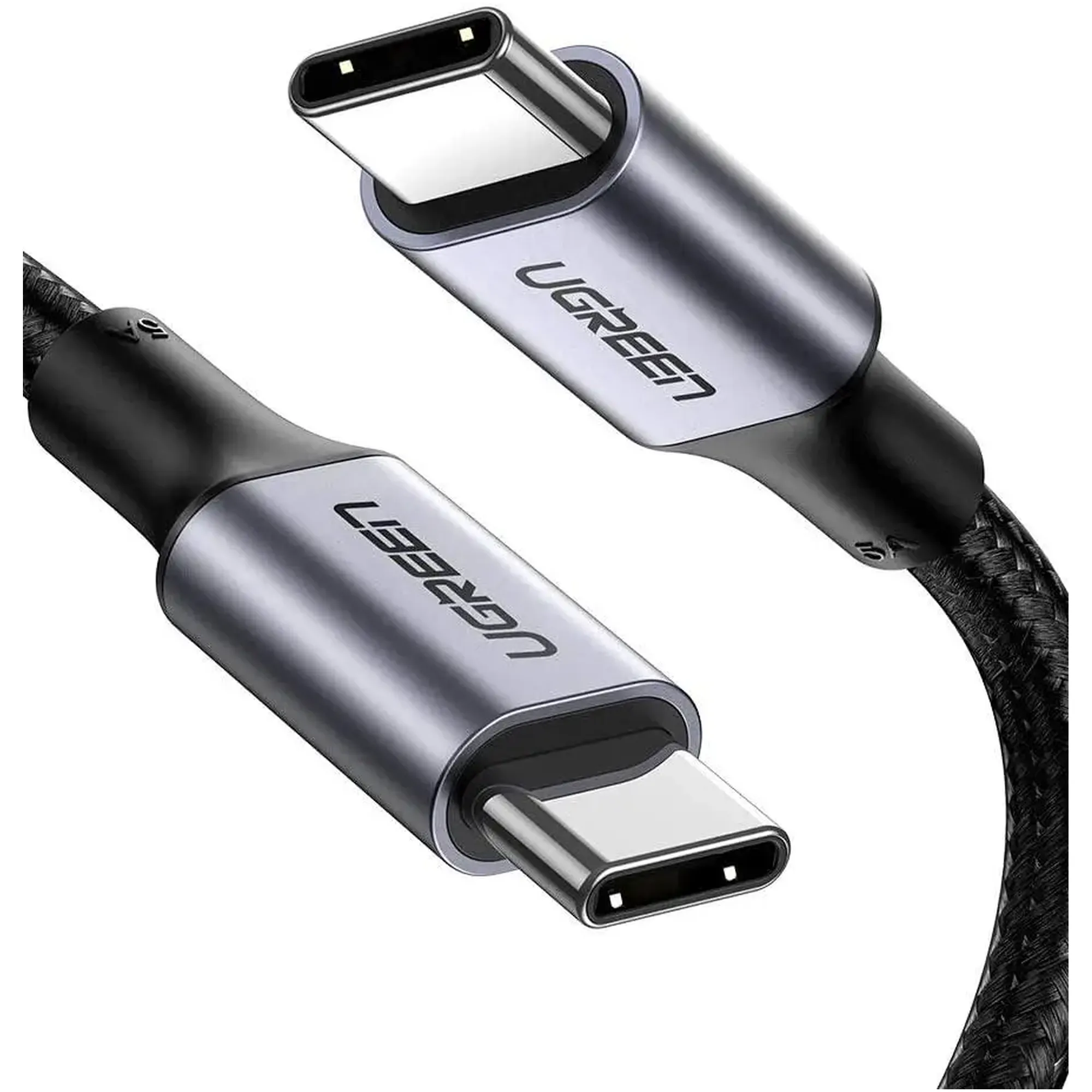 Купить Кабель UGREEN US316 USB-C - USB-C 100W 1.5m Space Gray (70428) - фото 4