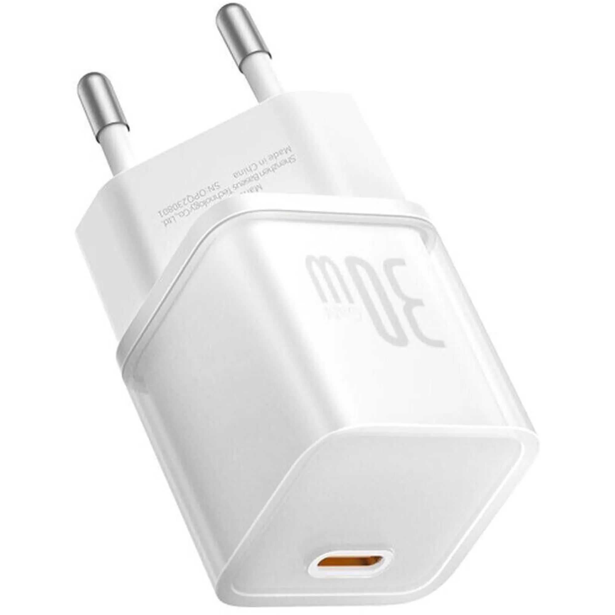 Купить Зарядное устройство Baseus GaN5S 1C 30W Moon White (P10162504213-00) - фото 5