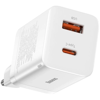 Купить Зарядное устройство Baseus Super Si Pro C+U 30W White (CCSUPP-E02) - фото 1