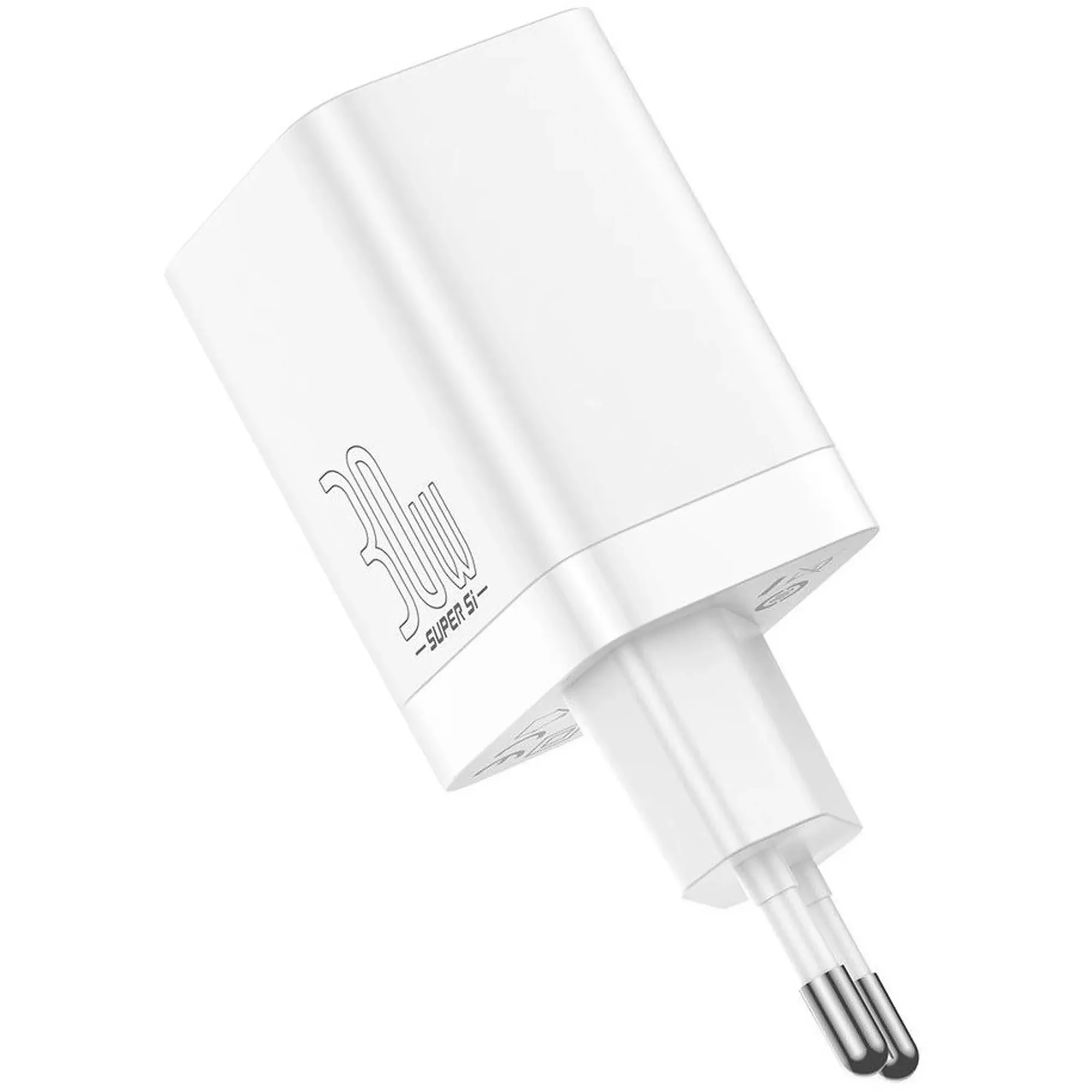 Купить Зарядное устройство Baseus Super Si Pro C+U 30W White (CCSUPP-E02) - фото 3