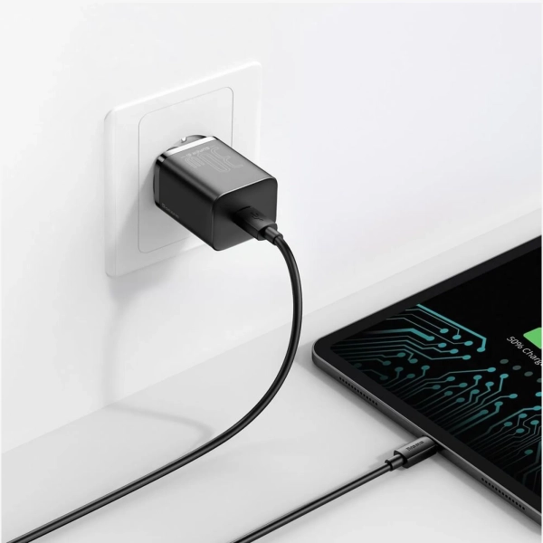 Купити Зарядний пристрій Baseus Super Si QC 1C 30W Black (CCSUP-J01) - фото 8