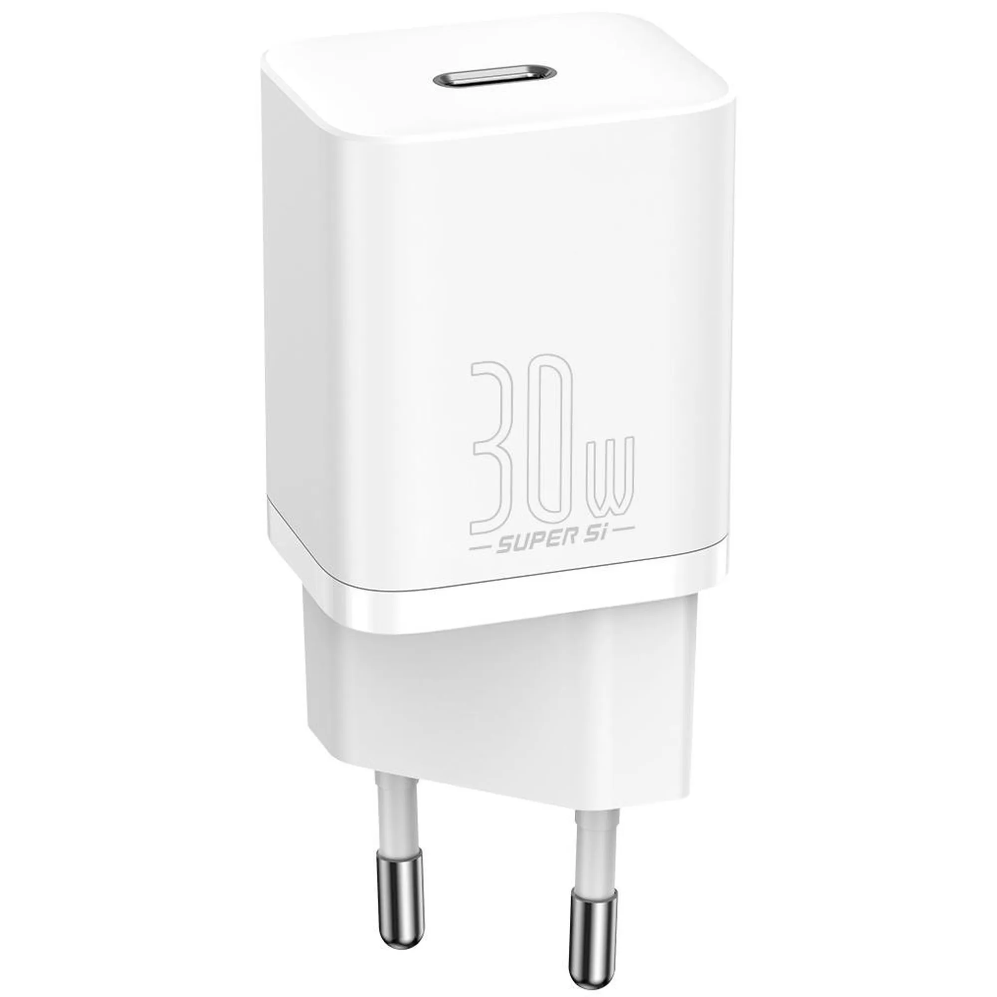 Купити Зарядний пристрій Baseus Super Si QC 1C 30W White (CCSUP-J02) - фото 1