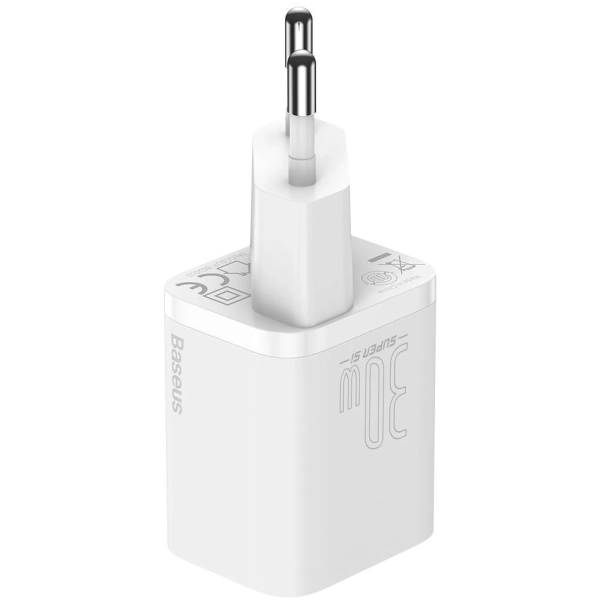 Купити Зарядний пристрій Baseus Super Si QC 1C 30W White (CCSUP-J02) - фото 2
