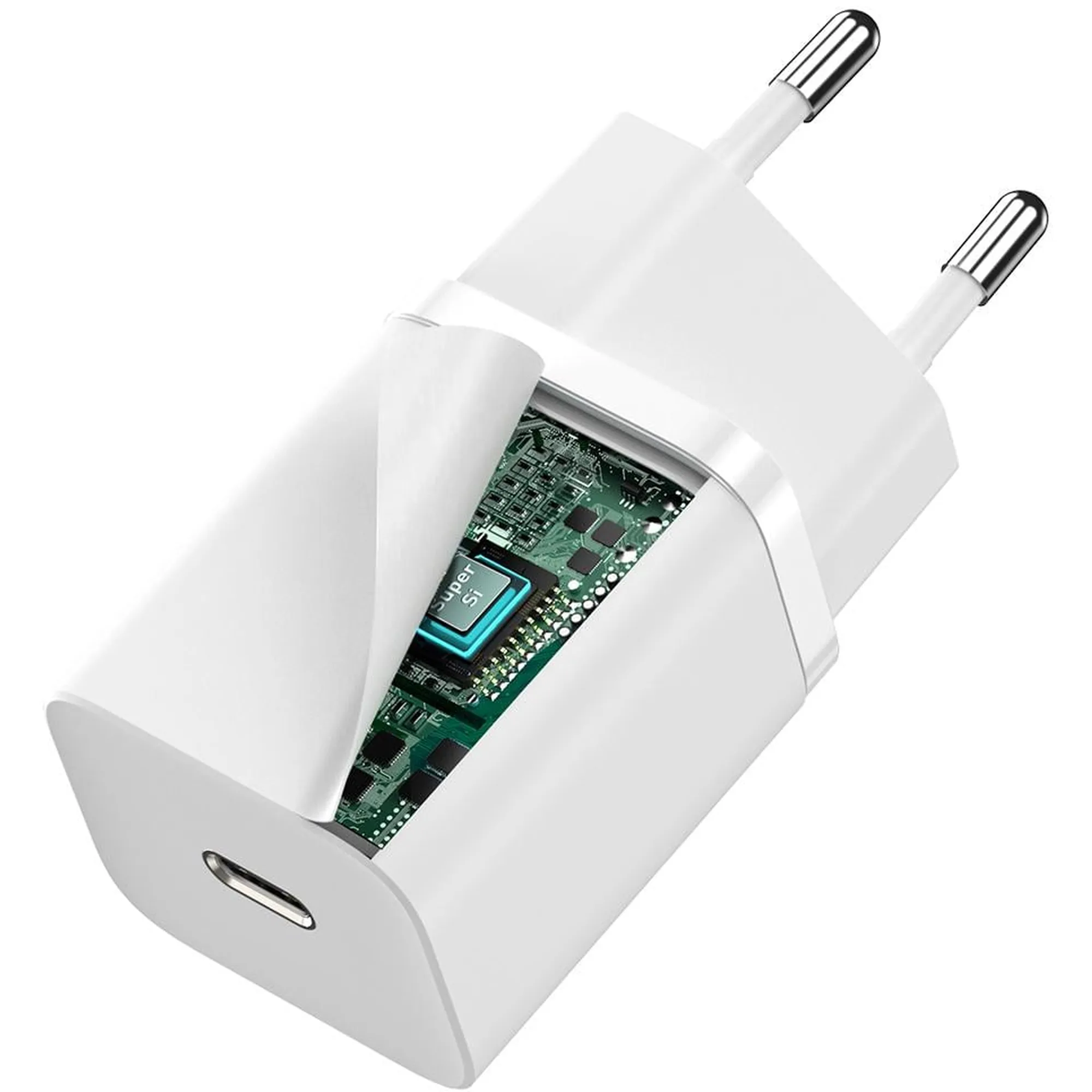 Купити Зарядний пристрій Baseus Super Si QC 1C 30W White (CCSUP-J02) - фото 3