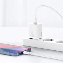 Купити Зарядний пристрій Baseus Super Si QC 1C 30W White (CCSUP-J02) - фото 7