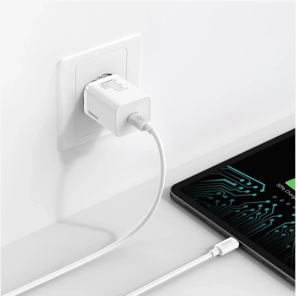 Купити Зарядний пристрій Baseus Super Si QC 1C 30W White (CCSUP-J02) - фото 9