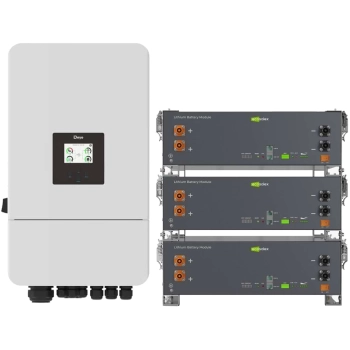 Купить Система хранения энергии DEYE SV-3DE10K1-LEC15K1-1 10kW 15.4kWh 3BAT LiFePO4 ≥6000 циклов (SV-3DE10K1-LEC15K1-1) - фото 1