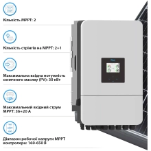 Купить Система хранения энергии DEYE SV-3DE20K1-LDE64K1-1 20kW 64.3kWh 4BAT LiFePO4 ≥6000 циклов (SV-3DE20K1-LDE64K1-1) - фото 4
