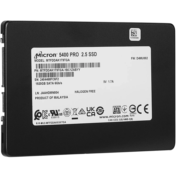 Купити SSD диск Micron 5400 PRO 1.92TB 2.5" SATA (MTFDDAK1T9TGA-1BC1ZABYY) - фото 2