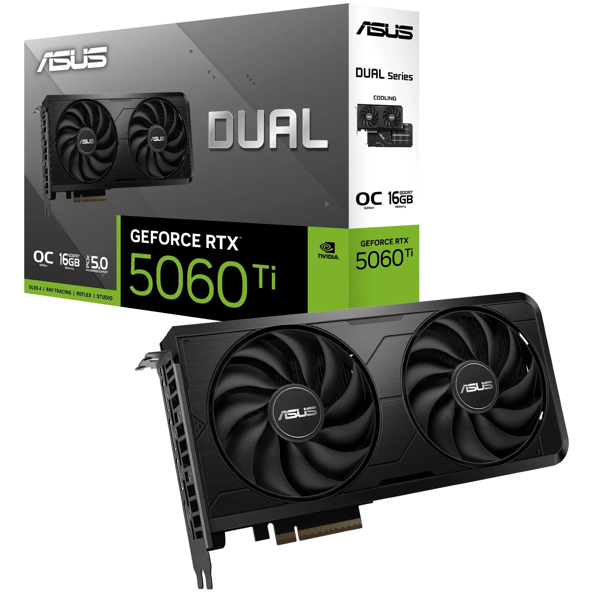 Купити Відеокарта ASUS Nvidia GeForce RTX 5060 Ti EVO OC 16GB GDDR7 (DUAL-RTX5060TI-O16G-EVO) - фото 14