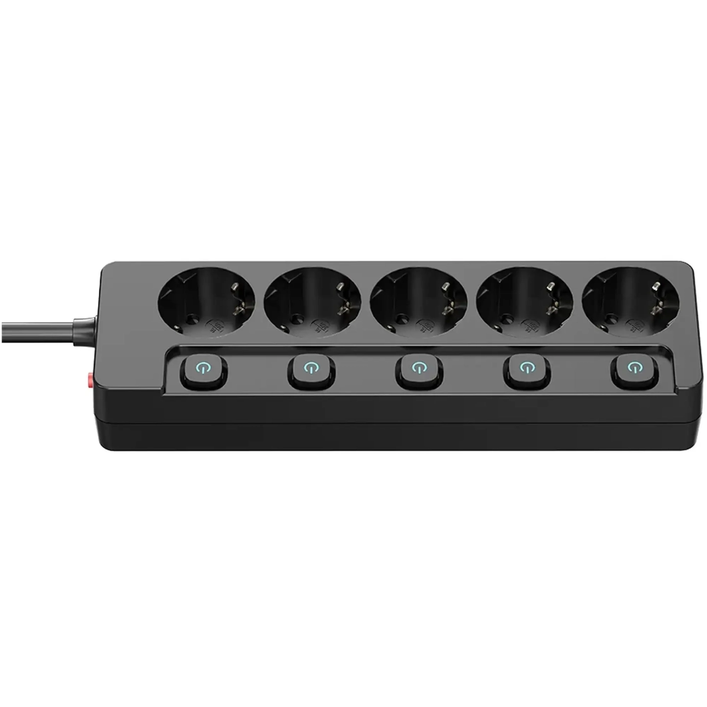 Купити Мережевий фільтр ColorWay 5 розеток 2м Black (CW-PSEA52SBK) - фото 4