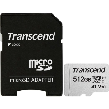 Купити Карта пам’яті Transcend 512GB microSDXC Class 10 U3 (TS512GUSD300S-A) - фото 1