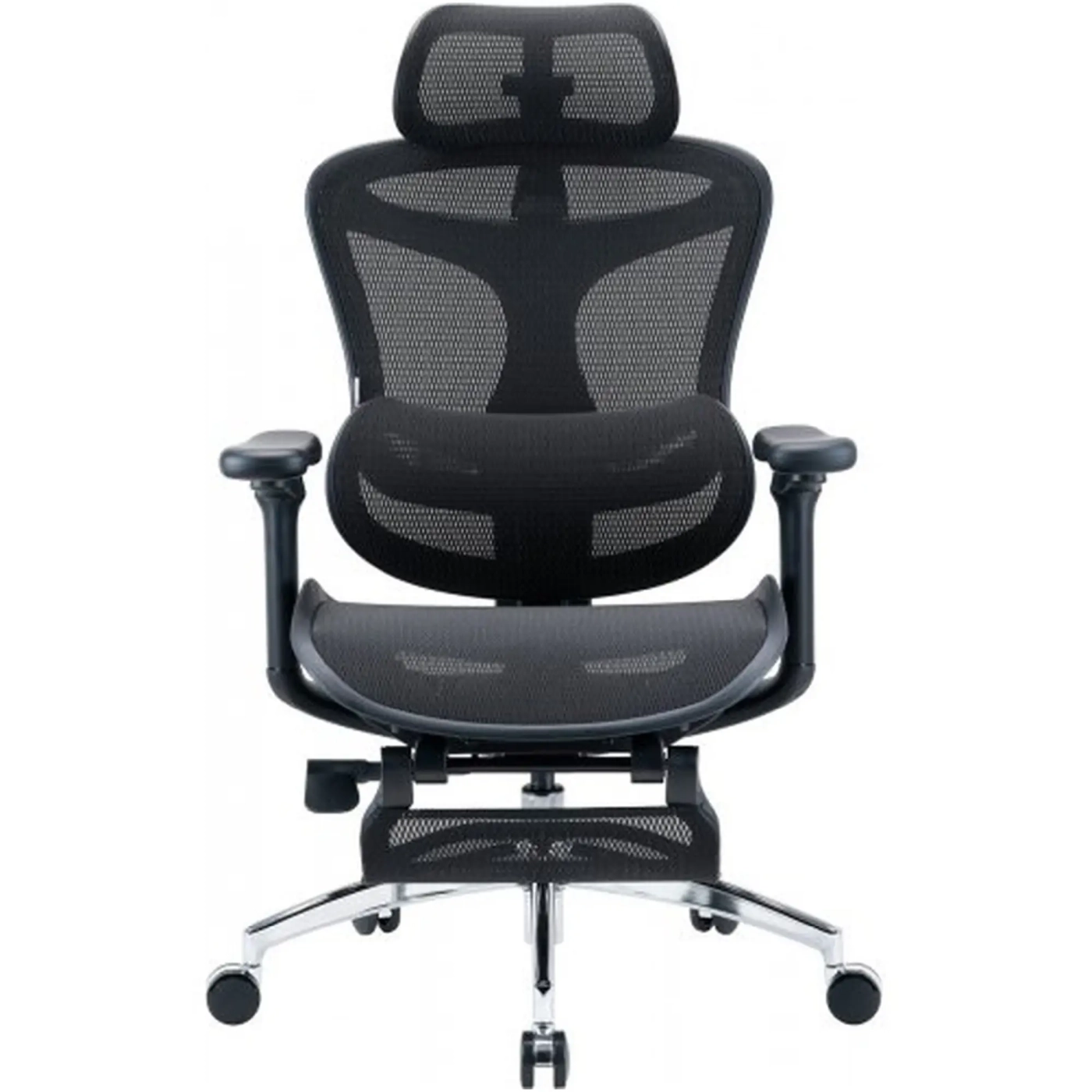 Купити Крісло офісне Sihoo DORO C300L Mesh with footrest Black (DORO-C300L-A3-101-JT) - фото 1