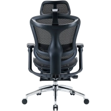 Купити Крісло офісне Sihoo DORO C300L Mesh with footrest Black (DORO-C300L-A3-101-JT) - фото 6