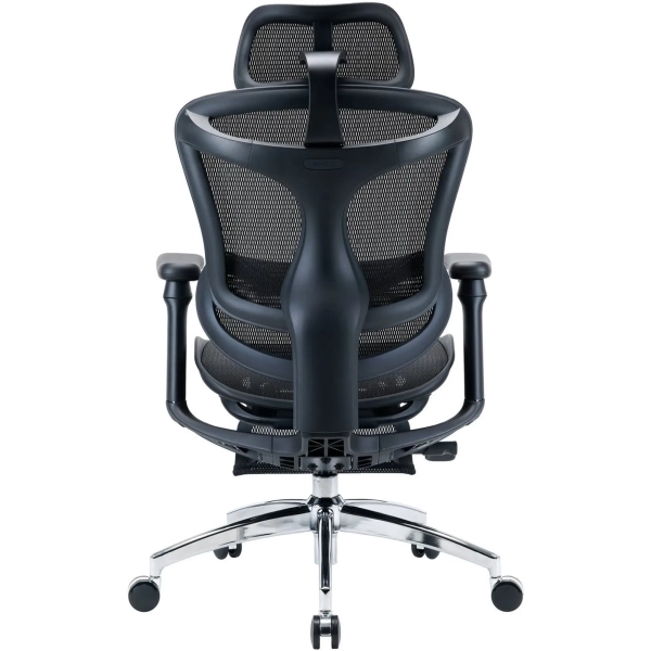 Купити Крісло офісне Sihoo DORO C300L Mesh with footrest Black (DORO-C300L-A3-101-JT) - фото 6