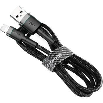 Купить Кабель Baseus Cafule Lightning Cable 2A 3m Gray/Black (CALKLF-RG1) - фото 1